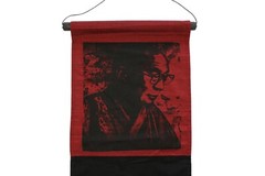 Hanging Scroll «Dalai Lama» – Inspirational Quote, Words of Affirmation, Red