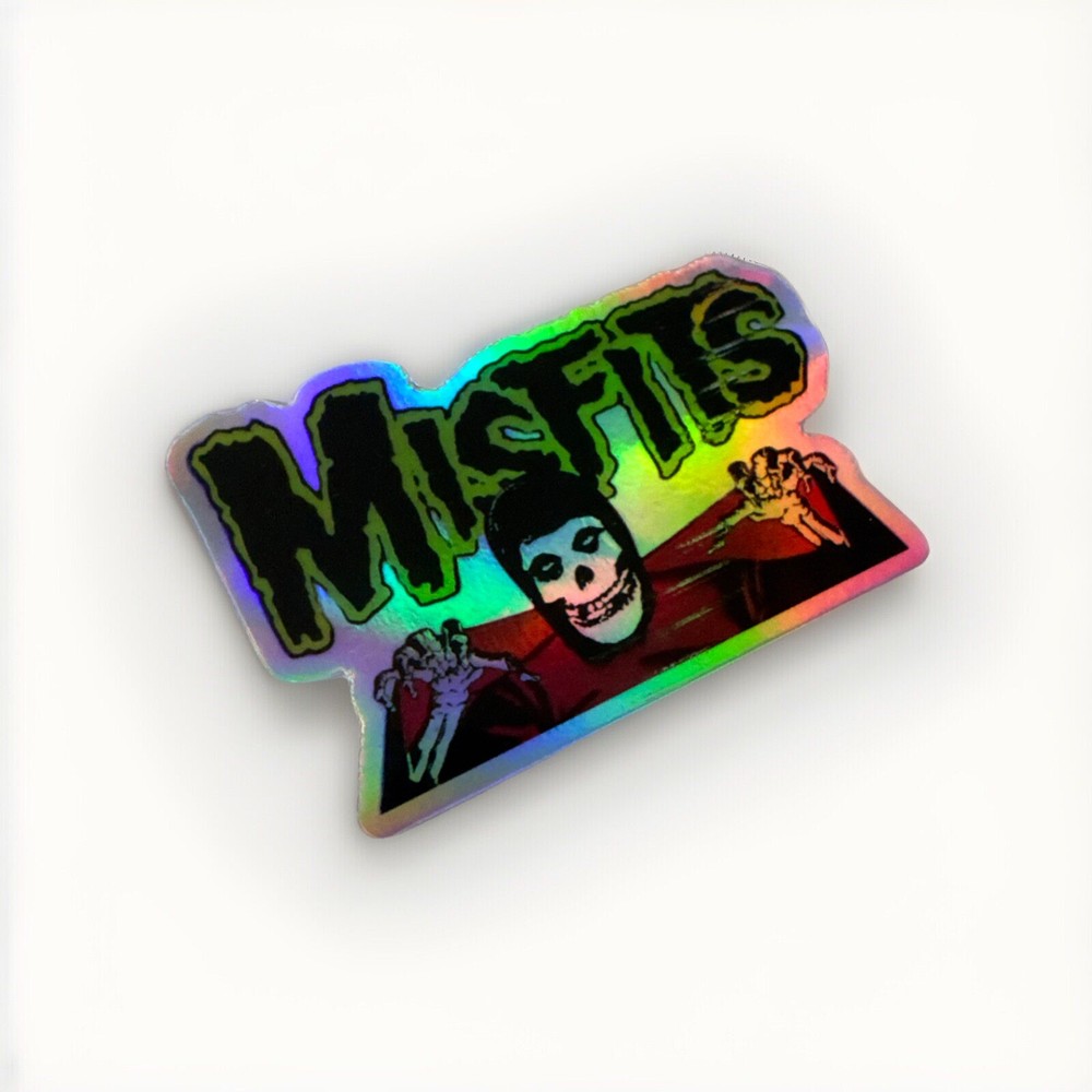 Super Cool 3″ MISFITS Holo Sticker Decal Rock Roll Holographic