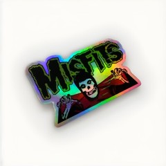 Super Cool 3″ MISFITS Holo Sticker Decal Rock Roll Holographic