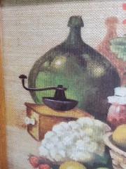 Vintage 1981 Homco Wall Art Ken Forrest «Fresh From The Farm» 13×11 In Farmhouse