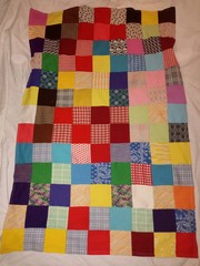 Colorful Granny Squares Patchwork Sofa Afghan Lap Throw Blanket 30″x45″