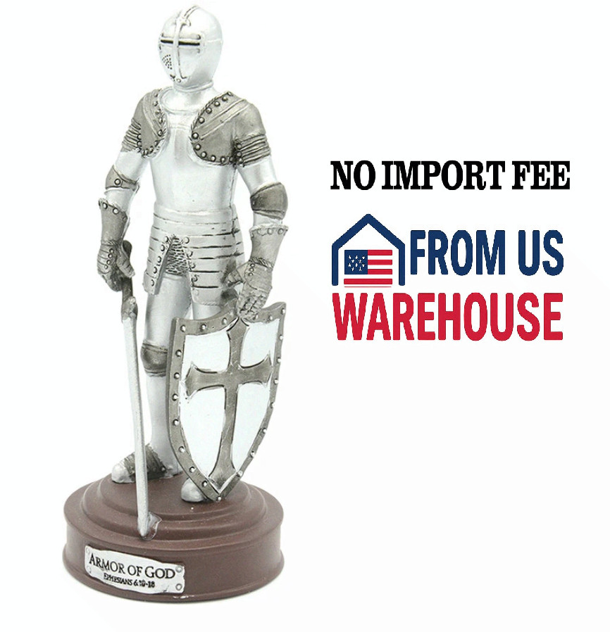 Armor of God Statue 5in Soldier Christian Desk Decor Gift Figure