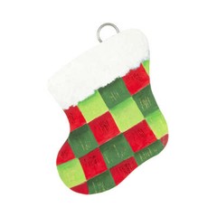 The Round Top Collection Checked Stocking Charm for the HOME Signs