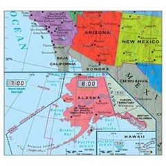 Wall Map Of The United States USA Road Travel Maps City Name US Poster 28″x40″