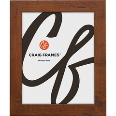 Bauhaus 125, Modern Dark Walnut Picture Frame, Large Sizes 25×25 – 30×40 Inch