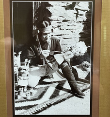 Set of 3 Framed Old / Vintage Native American Indian Craftsmen Photographs