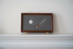 Two Timbers Medium Display Case Oak Finish 2″x9″x15″ Knife Arrowhead Pins
