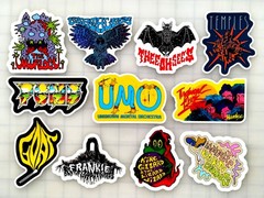 Psychedelic Vinyl Sticker Lot (11 Pack) king gizzard osees murlocs umo ponds