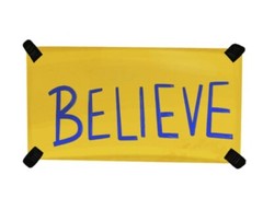 Ted Lasso «Believe» Vinyl Die Cut Sticker