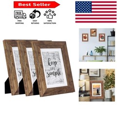 Versatile Rustic Brown Picture Frames – Display Your Photos with Elegance