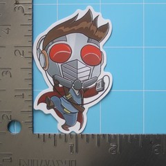 Marvel Universe Sticker (STAR-LORD) MCU Superheroes, Gloss PVC Decal