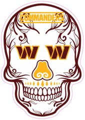 Washington Commanders Football Vinyl Decal Sticker Car Truck Bumper Tumbler Mug