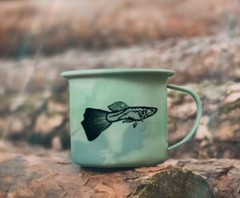 Guppy fish decal Hand Wash Only￼