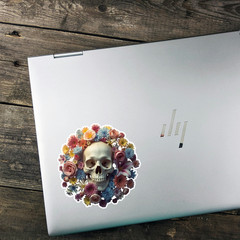 Skull Stickers Waterproof Vinyl Decal Glossy Matte Laminated Die Cut New