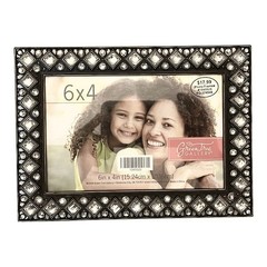 NEW Rhinestone & Bronze Metal PICTURE FRAME 4×6 Vertical or Horizontal Western