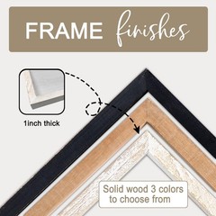 Goodness of God Framed Wall Art, 40»×15» Positive Religious White Bible Ver…