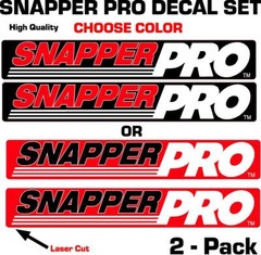 Snapper Pro Decal Set OEM graphics sticker emblem logo set Lawnmower tractor