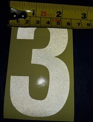 4″ SUPER REFLECTIVE Address Sign Mailbox House Number vinyl sticker BOAT – TRUCK