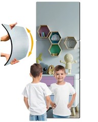 NC Plexiglass Acrylic Soft Mirror Non-Glass shatterproof Mirror Full Length M…
