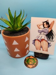 (4.5 Inches) One Piece – Boa Hancock (Catgirl) – Water-Resistant Vinyl Sticker