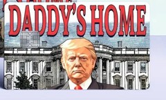 Donald Trump Daddy’s Home Credit Debit Card Sticker Free Ship MAGA Republicans.