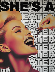 Meneater Pop Art Giantess Premium POSTER MADE IN USA
