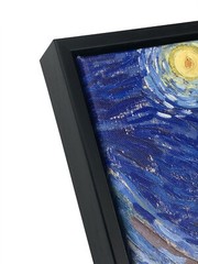 Black Framed Canvas Print Van Gogh Painting Wall Art Home Decor Starry Night