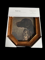 NEW! Threshold Studio McGee – Pointer Dog Wall Art in Frame – 8″ x 10″