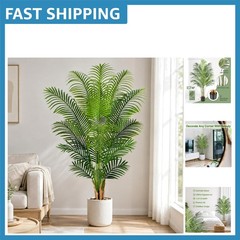 Tall 5ft Artificial Palm Tree with Adjustable Branches – Eco-Friendly Luxury