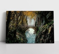 New Rivendell Painting Print Lord of The Rings LOTR Framed Canvas Wall Art Print