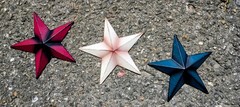 ​Set of 3 Metal Barn Stars Wall Decor Rustic Country Farmhouse Americana
