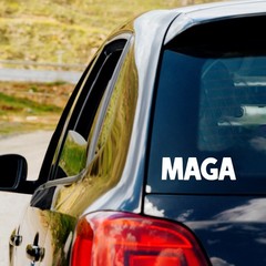 MAGA Trump 45 47 Decal President Patriotic American Truck Window Bumper Sticker