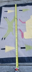 3×5 Peruvian Handwoven Wool Tapestry Wall Hanging Rug Folk Art Colorful Animals