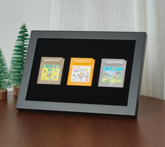 Game Frame for Gameboy Color Cartridges, Solid Wood Display