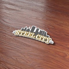 Steel City Pittsburgh Sticker – PGH Pennsylvania Decal