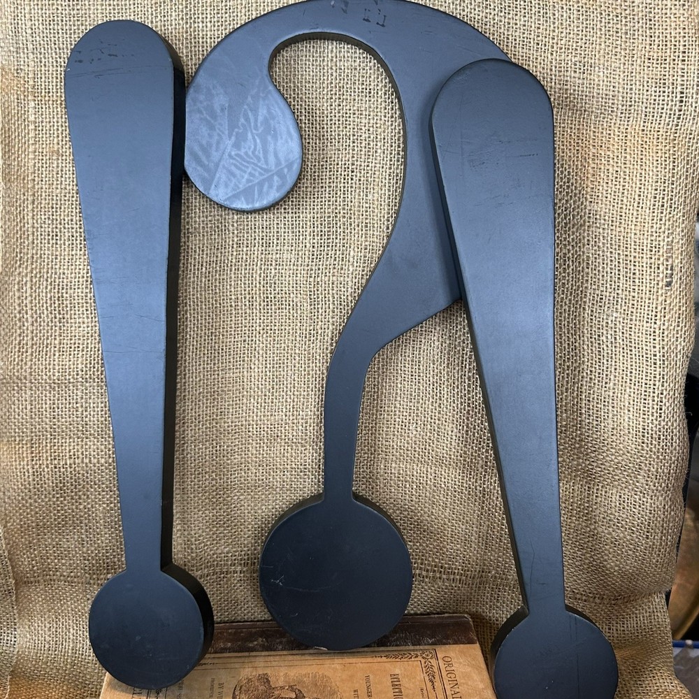 18” Punctuation, for Wall , 1 Question Mark 2 Exclamation Marks