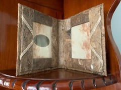 Brown Beige Bambu Coffee paper Organic Photo frame
