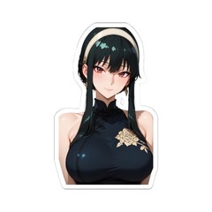 Cute Waifu Anime Sticker(FreeShipping$20+) Ecchi Oppai Yor Fan Art Decal