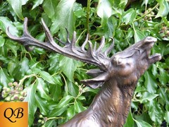 STAGS BRONZE FIGURINE 1920’S ART DECO SCULPTURE STATUE FIGURE ART NOUVEAU