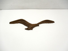 Vtg 1981 Homco Brown Flying Seagull Plastic Wall Decor 9.75″ Replacement #1619