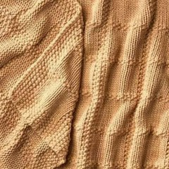 Threshold Studio McGee Grid Knit Throw Blanket Camel Soft Cozy 50×60 BRAND NEW