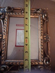 Jennifer Moore 5×7 Picture Frame Gold Ornate Resin/plastic With Glass
