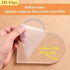 2D flat acrylic irregular shaped ornament, mysterious surprise gift box, gift