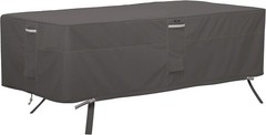 Ravenna Water-Resistant 72 Inch Rectangular/Oval Patio Table Cover, Outdoor