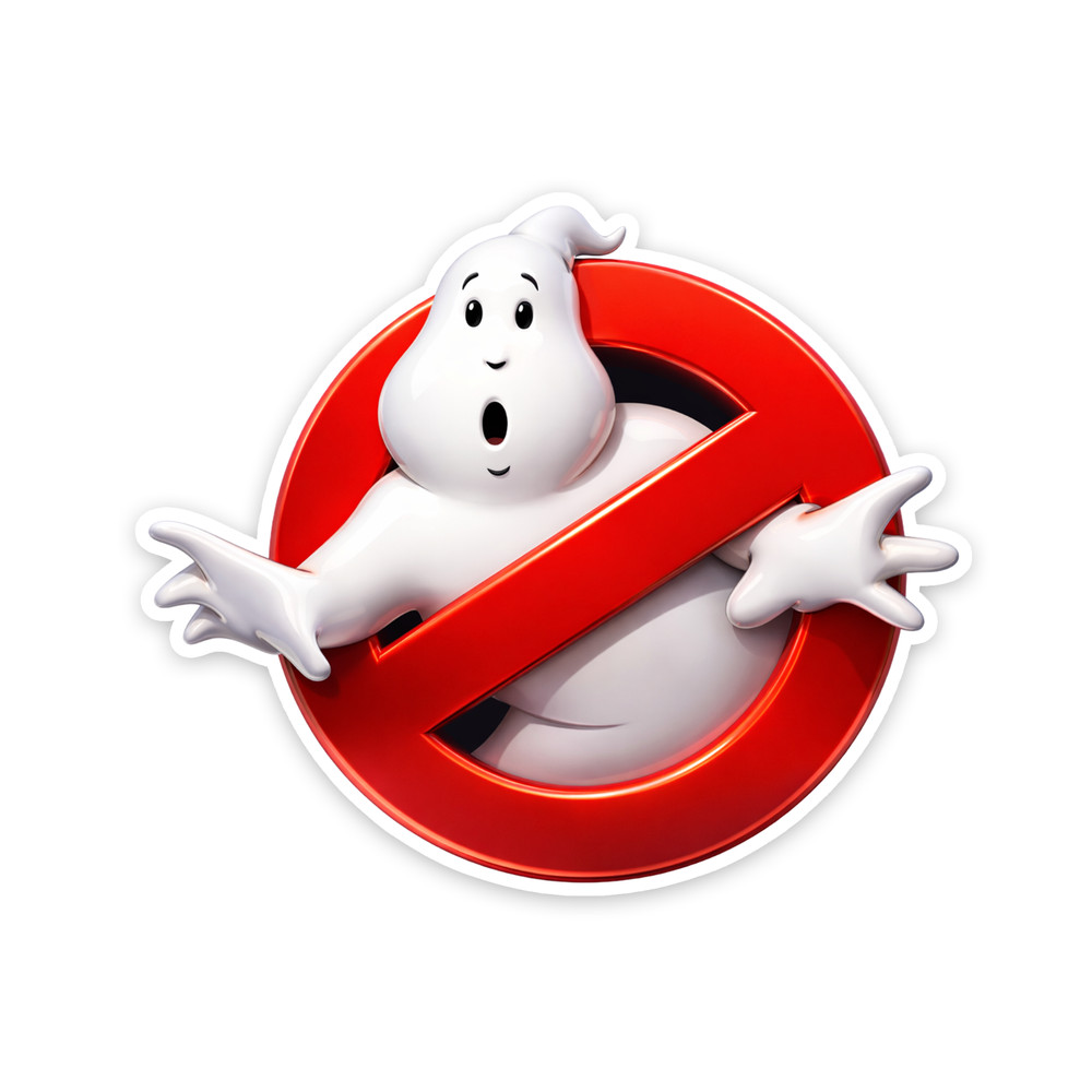 Ghostbusters Sticker 4 Inch Vinyl Decal Movie Fan Art Horror Comedy 80’s Films