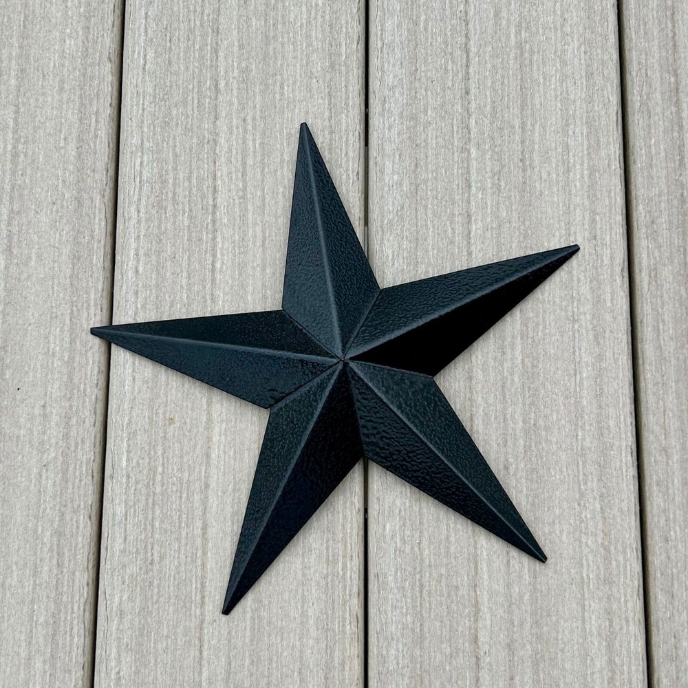 New!! Amish Barn Star Heavy Gauge Rust Resistant Steel – Hammered Finish