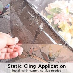 3D Window Privacy Film Static Window Clings Vinyl Window Decals Window Sticker