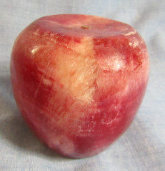 SOLID MARBLE MULTI COLOR FRUIT APPLE WITH WOOD STEM