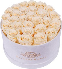 27 Flowers in a Luxury Suede Box, Birthday Gifts for Women, Preserved Flowers, M