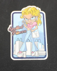 Spoiled Princess 2003 Y2K ODM Brand Import Prism Holo Girl Power Vending Sticker